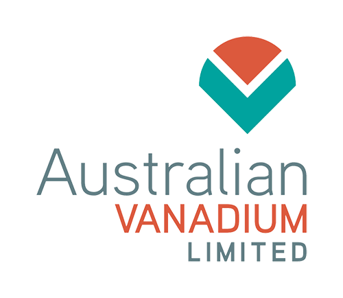 Australian Vanadium logo with a transparent background